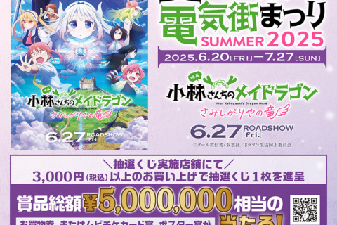 　　　夏の秋葉原電気街まつり　SUMMER2025<br>賞品総額￥５，０００，０００相当のお買物券などが当たる!!
